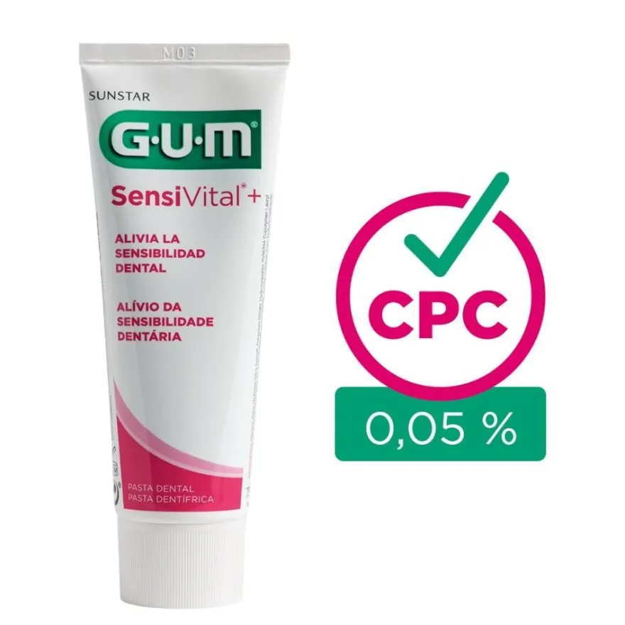 Gum Sensivital+ Gel Dentífrico Duplo 2x75 ml