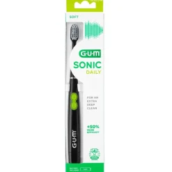 Gum Sonic Daily Cepillo Negro a Pilas 1 Unidad