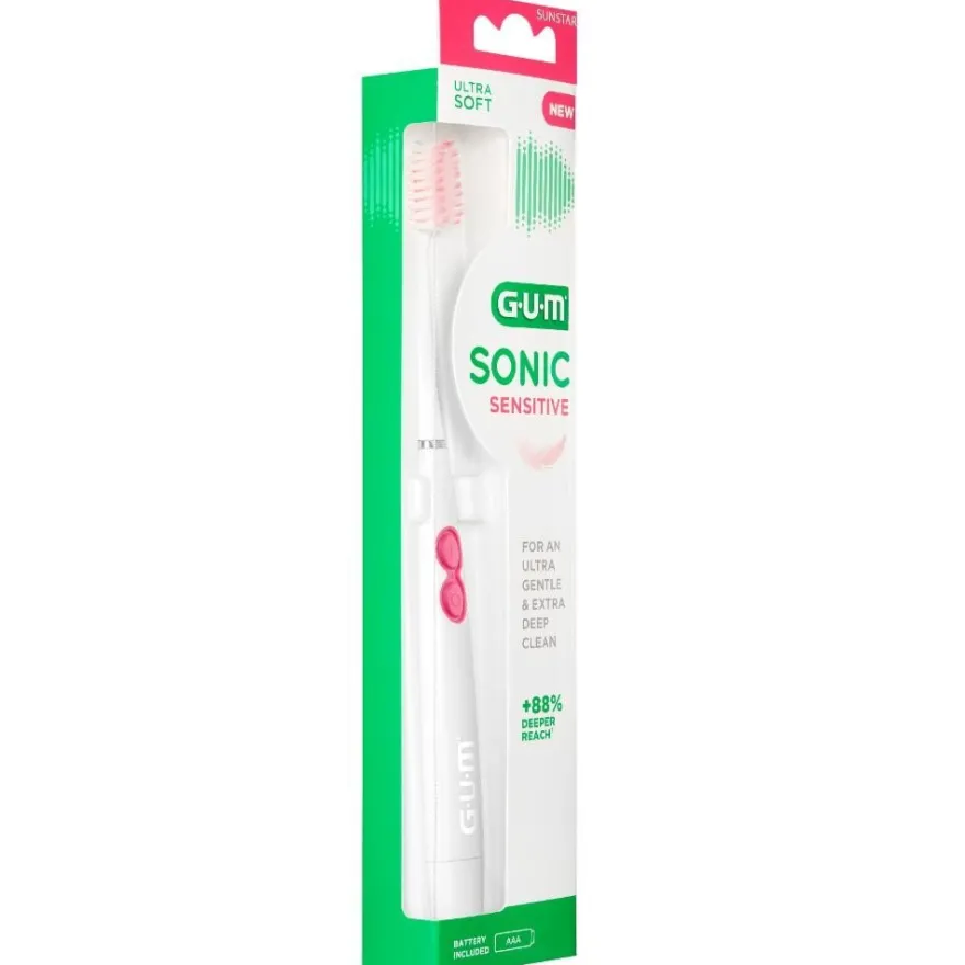 Gum Sonic Sensitive Cepillo a Pilas 1 Unidad