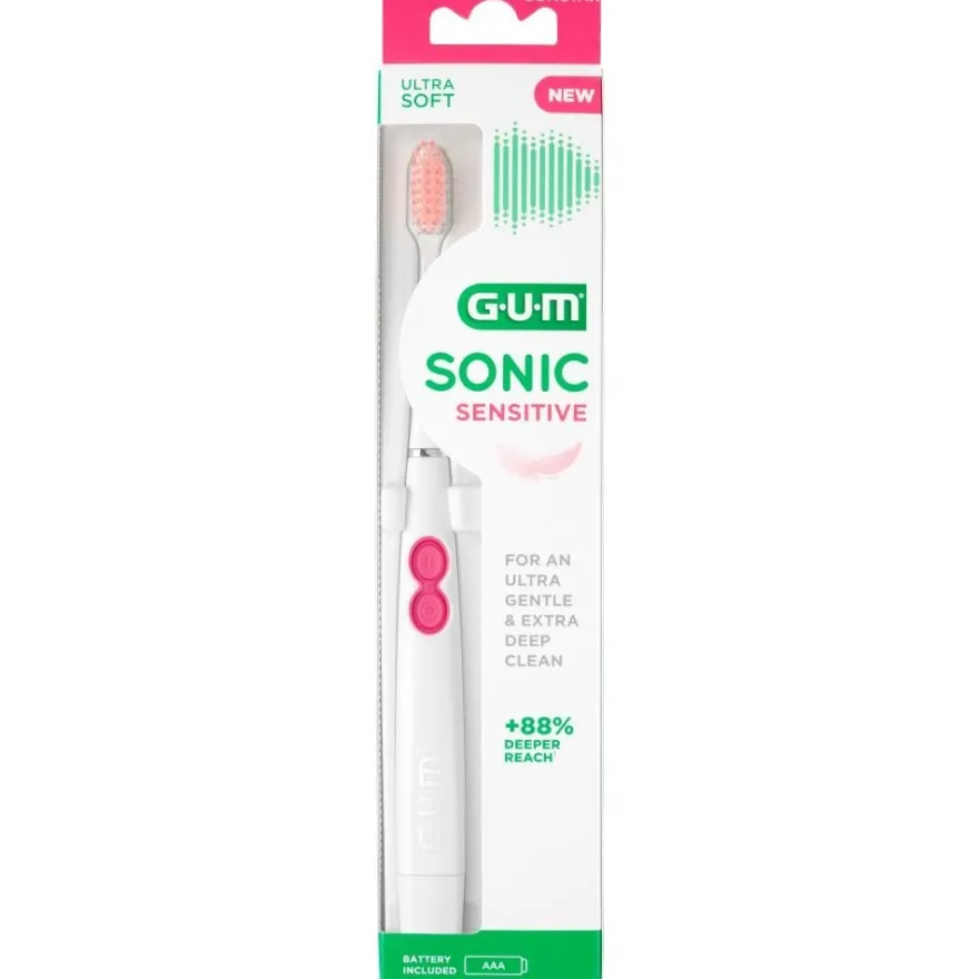 Gum Sonic Sensitive Cepillo a Pilas 1 Unidad