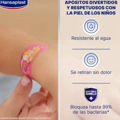 HANSAPLAST Apósitos Infantiles Princesas Disney + Mickey Mouse 20+20 apósitos