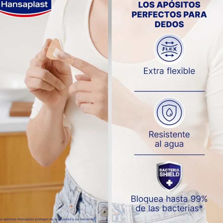 Hansaplast Elastic Apósito para yema de dedos 10 uds