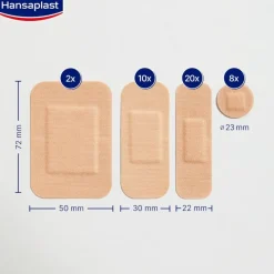 HANSAPLAST Elastic Surtido 40 apósitos 4 tamaños