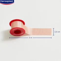 HANSAPLAST Esparadrapo Clásico 5m x 2,5cm