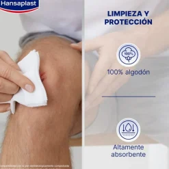 HANSAPLAST Gasas Suaves 7,5x7,5cm 10 unidades