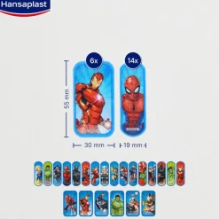 HANSAPLAST Marvel 20 Apósitos Infantiles