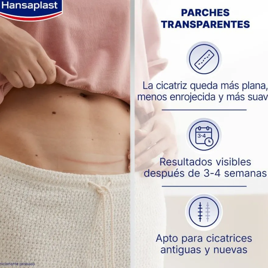 HANSAPLAST Reductor de Cicatrices XL 21 apósitos 146x30mm