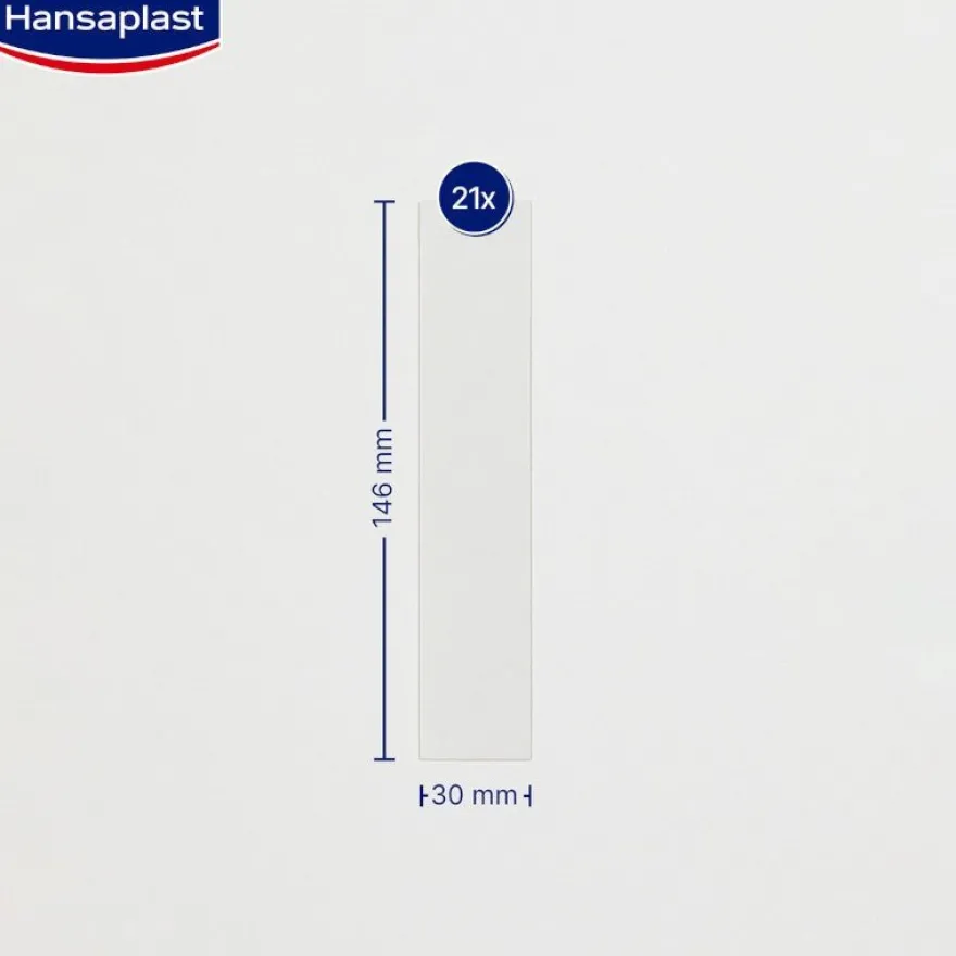 HANSAPLAST Reductor de Cicatrices XL 21 apósitos 146x30mm