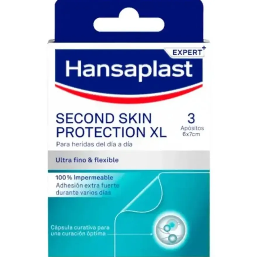 Hansaplast Second Skin Protection XL 3 apósitos