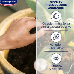 Hansaplast Second Skin Protection Apósito Hidrocoloide Talla S 10 ud