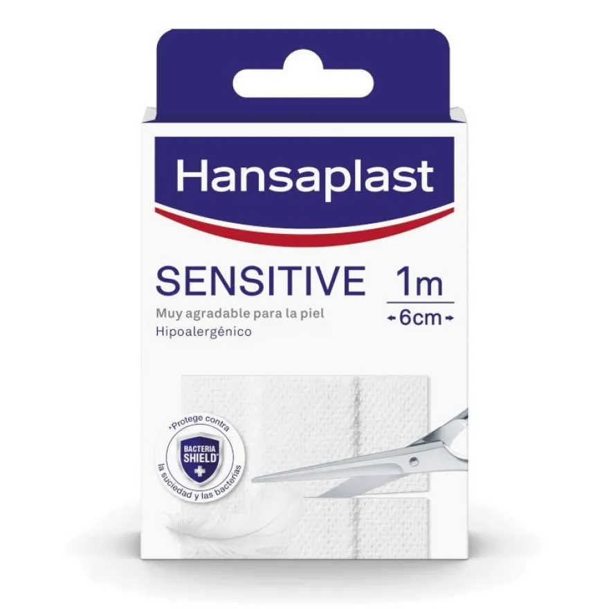 HANSAPLAST Sensitive Anti Bacteriano Tira 1m x 6 cm