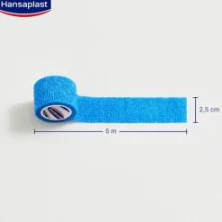HANSAPLAST Venda Cohesiva para Dedos Azul 5m x 2,5cm