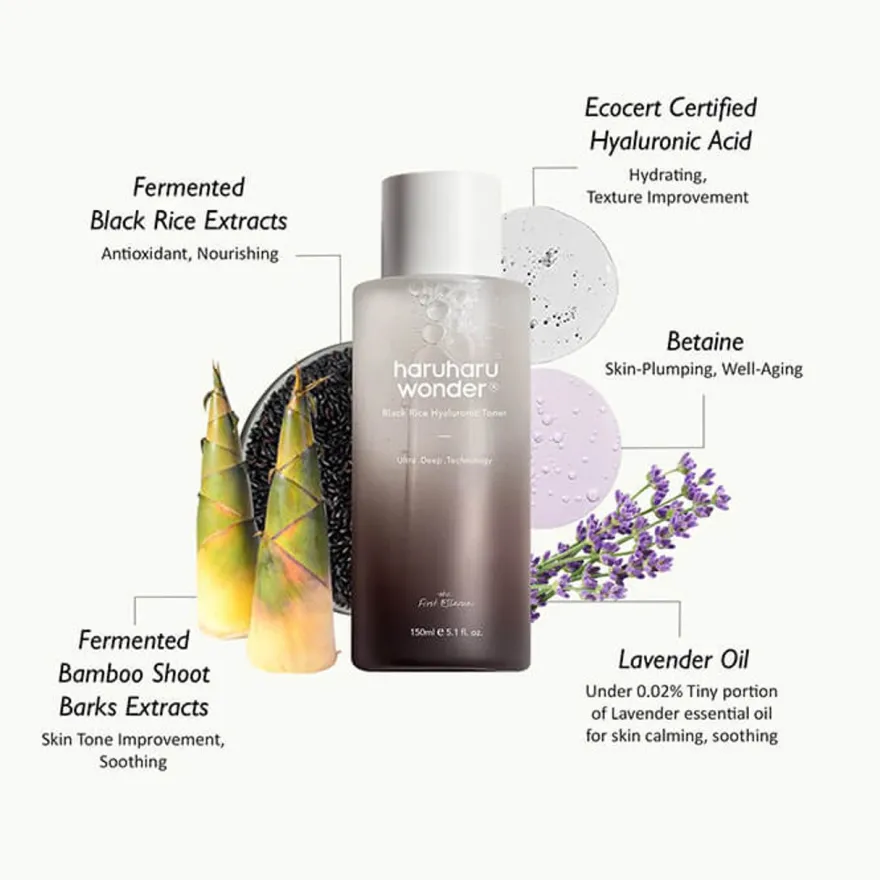 Haruharu Wonder Black Rice Hyaluronic Toner 150ml
