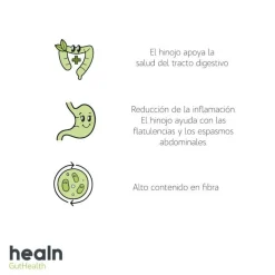 HEALN GutHealth Probióticos y Equilibrio Digestivo 60 Cápsulas