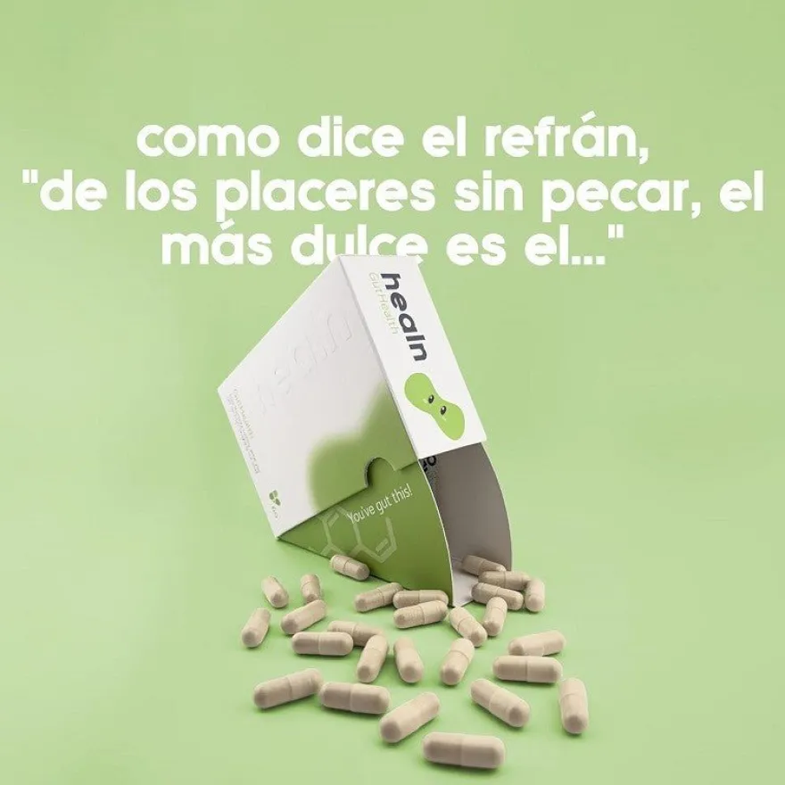 HEALN GutHealth Probióticos y Equilibrio Digestivo 60 Cápsulas