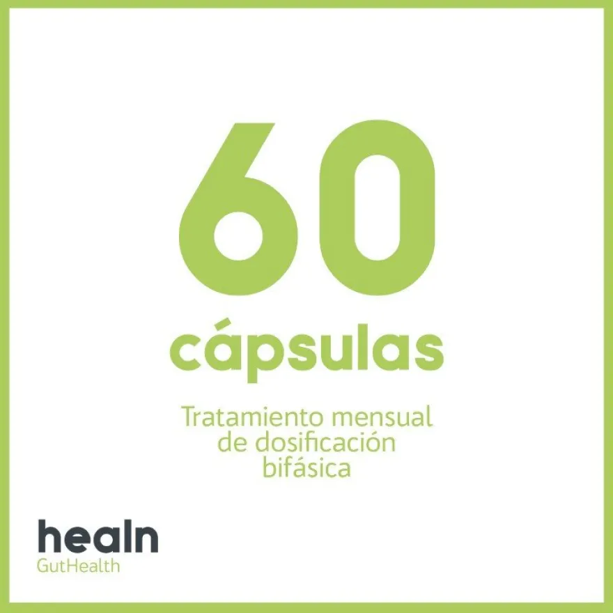 HEALN GutHealth Probióticos y Equilibrio Digestivo 60 Cápsulas