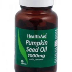 Health Aid Aceite de semilla de Calabaza 60 Cápsulas 1000 mg