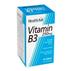 Health Aid Vitamina B3 (niacinamida) 250 mg 90 Comprimidos