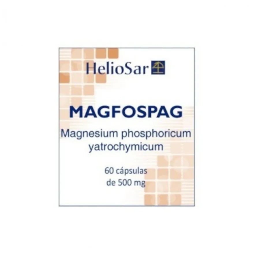 Heliosar Magfospag Magnesium Phosphoricum 60 Cápsulas