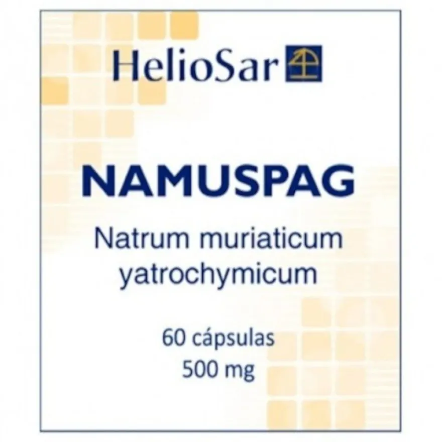 Heliosar Namuspag Natrum Muriaticum 60 Cápsulas