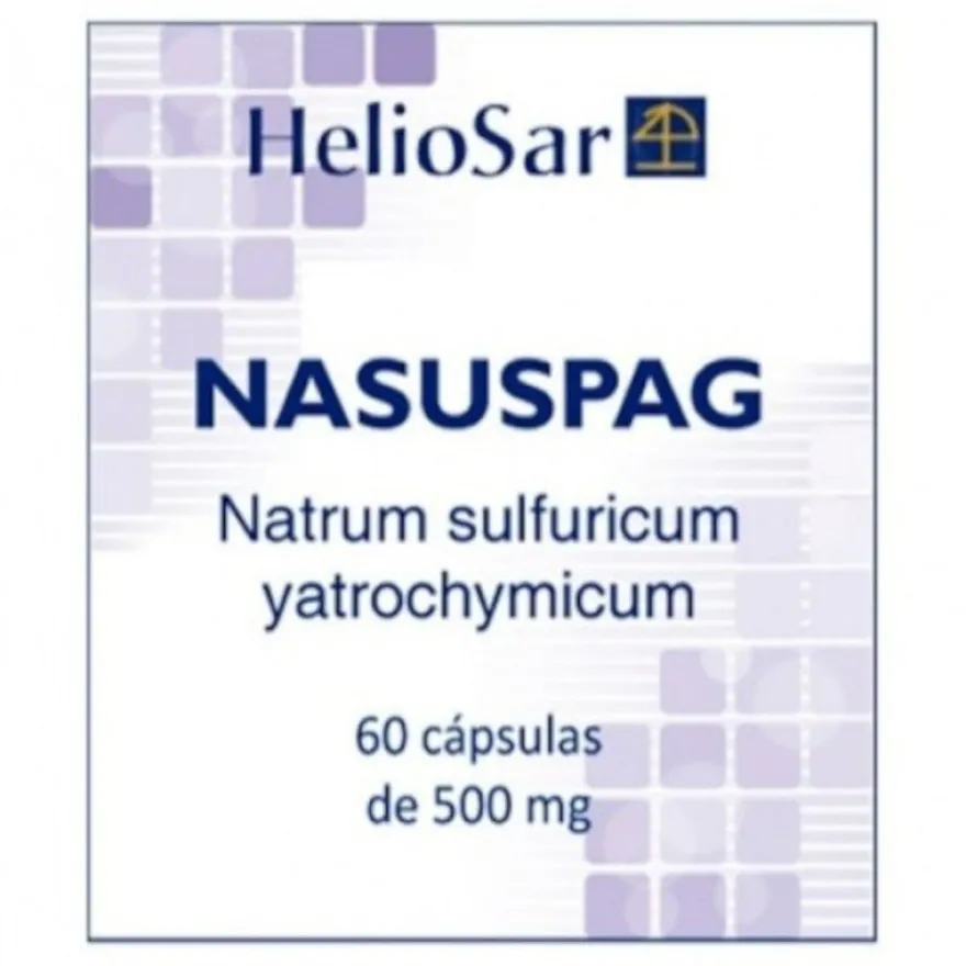 Heliosar Nasuspag Natrum Sulfuricum 60 Cápsulas