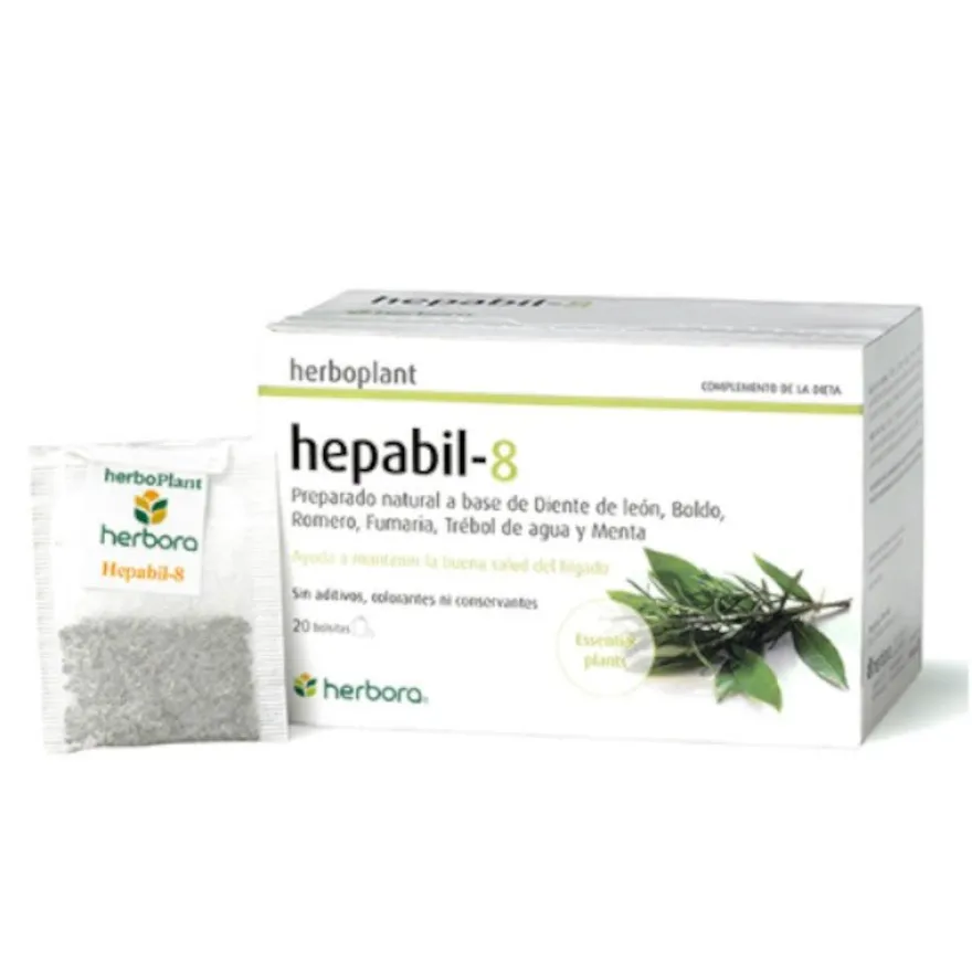 Herbora Herboplant Infusiones Hepabil-8 20 unidades