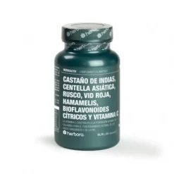 Herbora Opticir Castaño de Indias + Centella Asiática + Rusco + Vid Roja + Cítricos + Vitamina C 60 Cápsulas