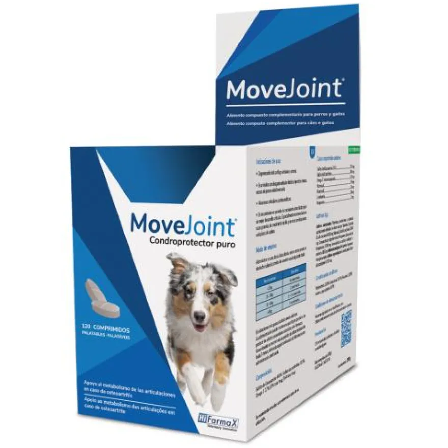 Hifarmax Movejoint Condroprotector Perros 120 ud