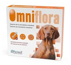 Hifarmax Omniflora Suplemento en Polvo para Perros 30 sobres de 2g