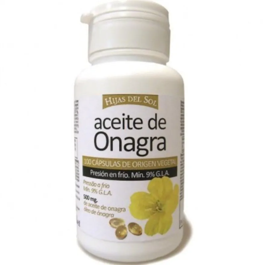 Hijas Del Sol Aceite de Onagra 500 mg 100 Perlas