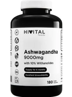 Hivital Ashwagandha 9000 mg Duplo 2x180 cápsulas