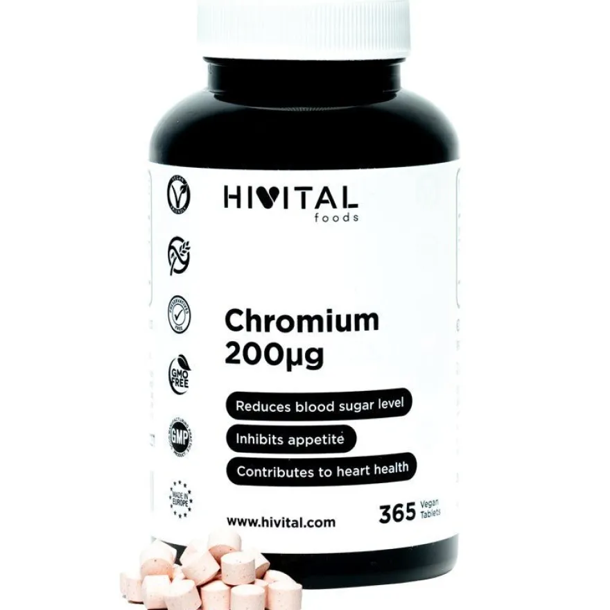 Hivital Cromo 200 mcg 365 Comprimidos
