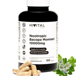 Hivital Nootrópico Bacopa Monnieri 10000 mg 180 Cápsulas