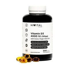 Hivital Vitamina D3 4000 iU 300 perlas