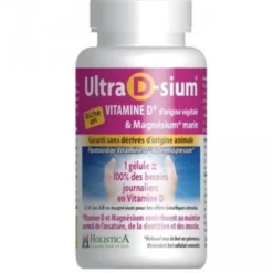 Holistica Ultra D-Sium Vitamina D + Magnesio 60 Perlas