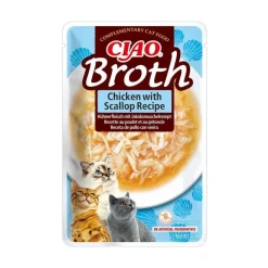 Inaba Churu Cat Broth Sopa Pollo y Vieira Snack Gatos 40 g
