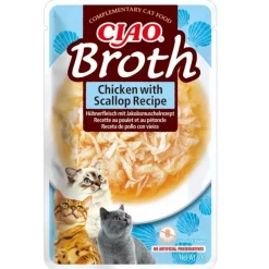Inaba Churu Cat Broth Sopa Pollo y Vieira Snack Gatos 40 g