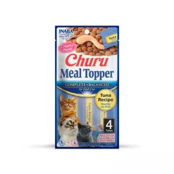 Inaba Churu Cat Meal Topper Receta Atún Snack Gatos 4 x 14 g