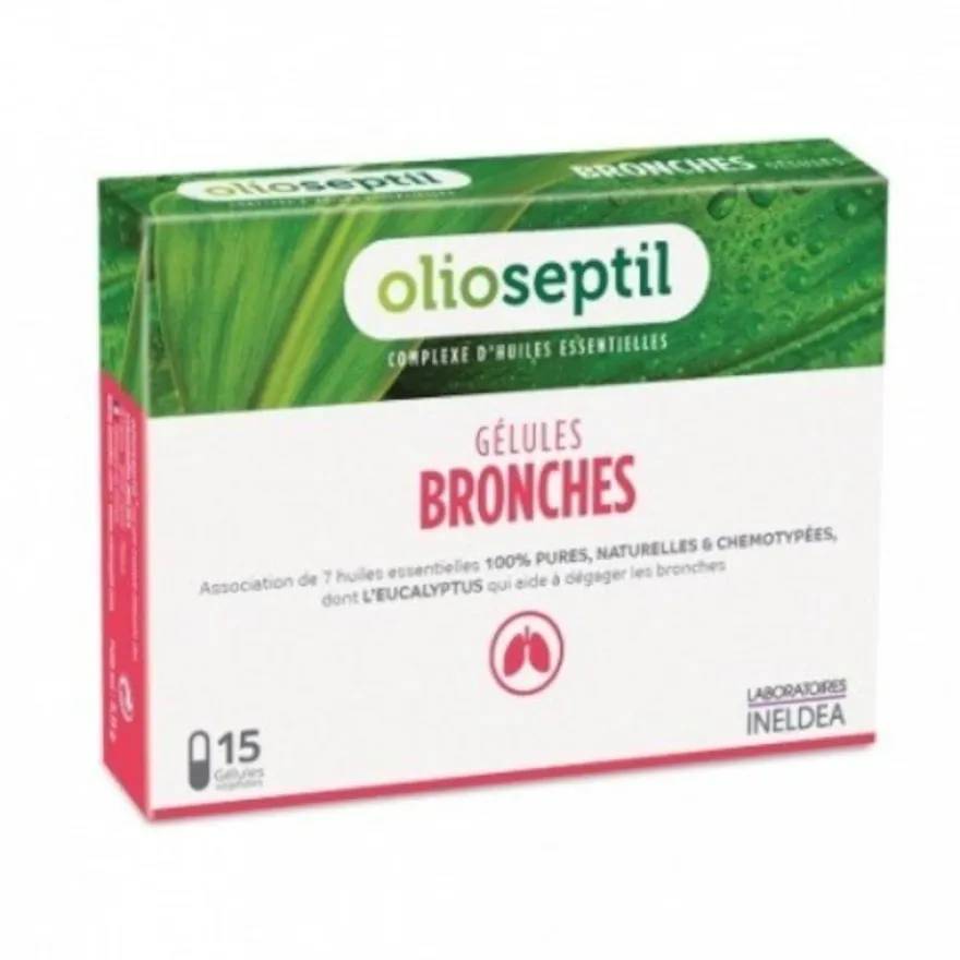 Ineldea Olioseptil Bronquios 15 Cápsulas
