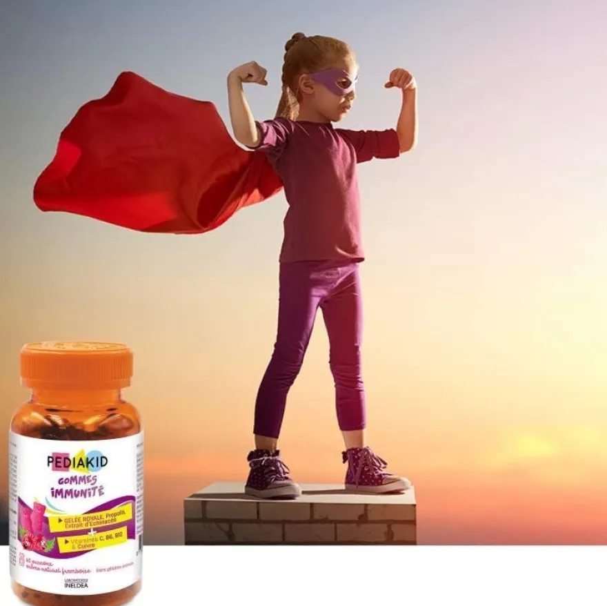 Ineldea Pediakid Ositos Inmuno Frambuesa 60 Gominolas