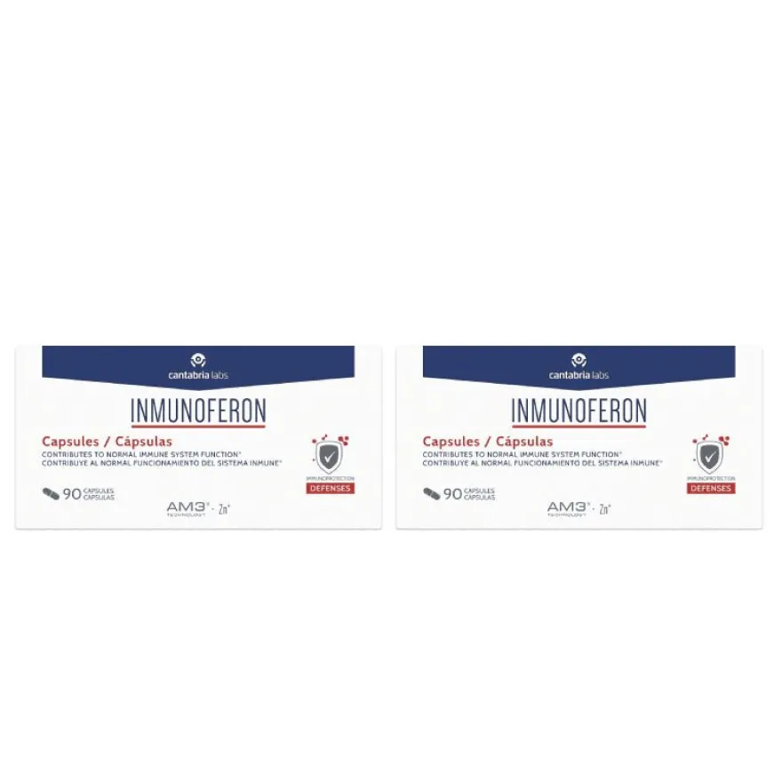 INMUNOFERON Duplo 2x90 Cápsulas PACK OFERTA
