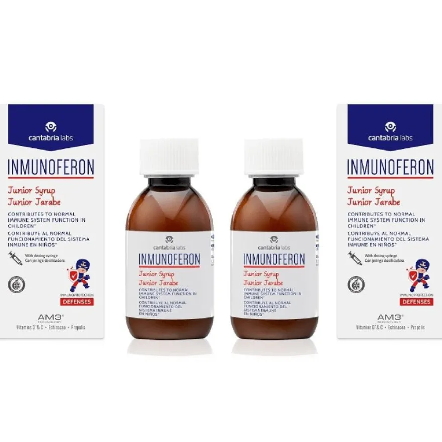 INMUNOFERON Junior Jarabe DUPLO 2x150ml