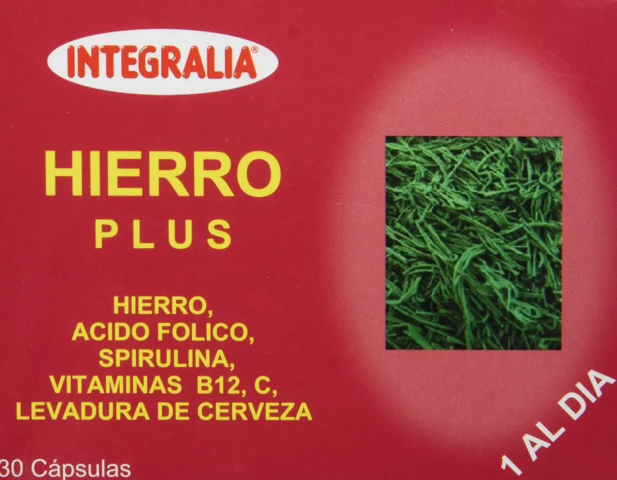 Integralia Hierro Plus 30 Cápsulas