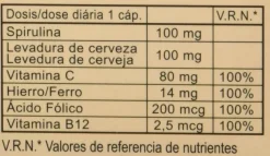 Integralia Hierro Plus 30 Cápsulas