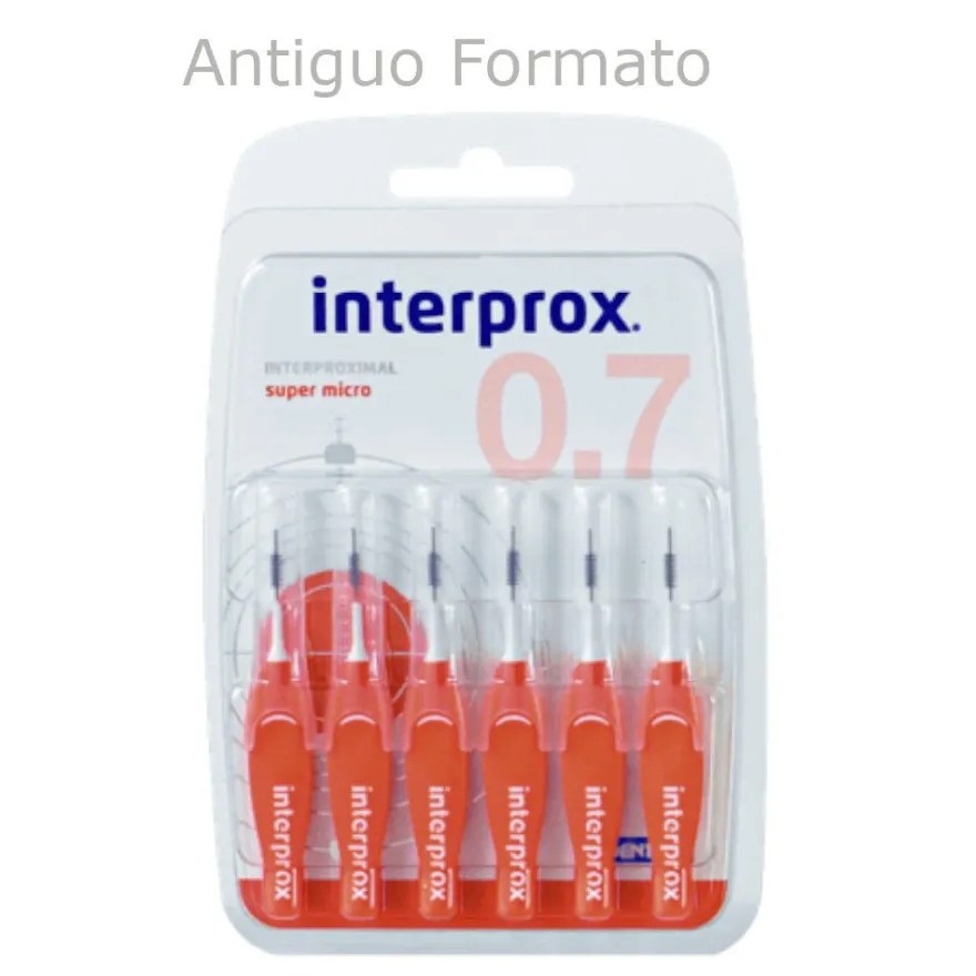 INTERPROX Cepillo Interproximal Recto Nano 0.7 x6 uds
