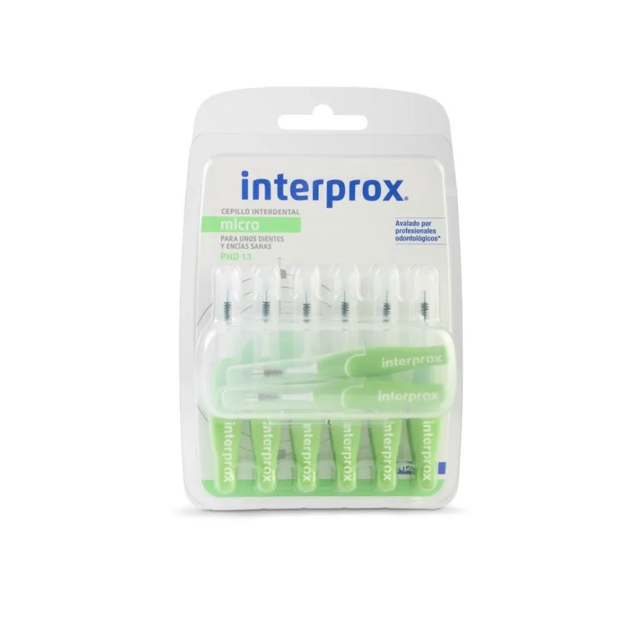 INTERPROX Cepillo Interproximal Recto Micro 1.1 x6uds