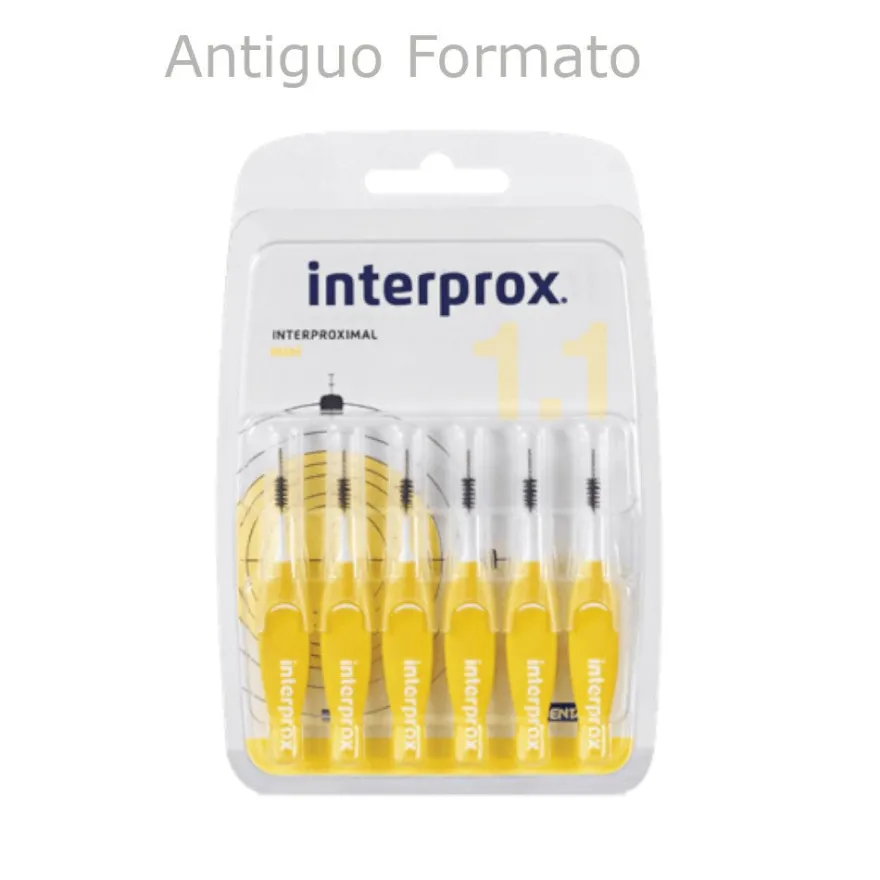INTERPROX Cepillo Interproximal Recto Micro 1.1 x6uds