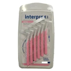 INTERPROX PLUS Cepillo Interproximal Angulado Nano 0.7 x6uds