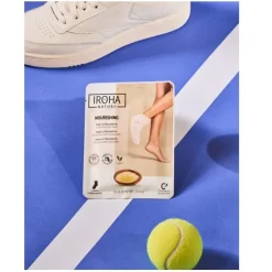 IROHA NATURE Calcetines Mascarilla Nutritivos con Aceite de Argán y Macadamia 2uds