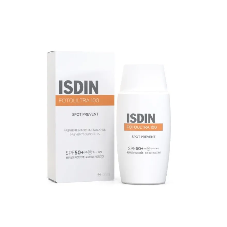 ISDIN Fotoultra 100 Spot Prevent Fusion Fluid SPF 50+ Protector solar (50ml)